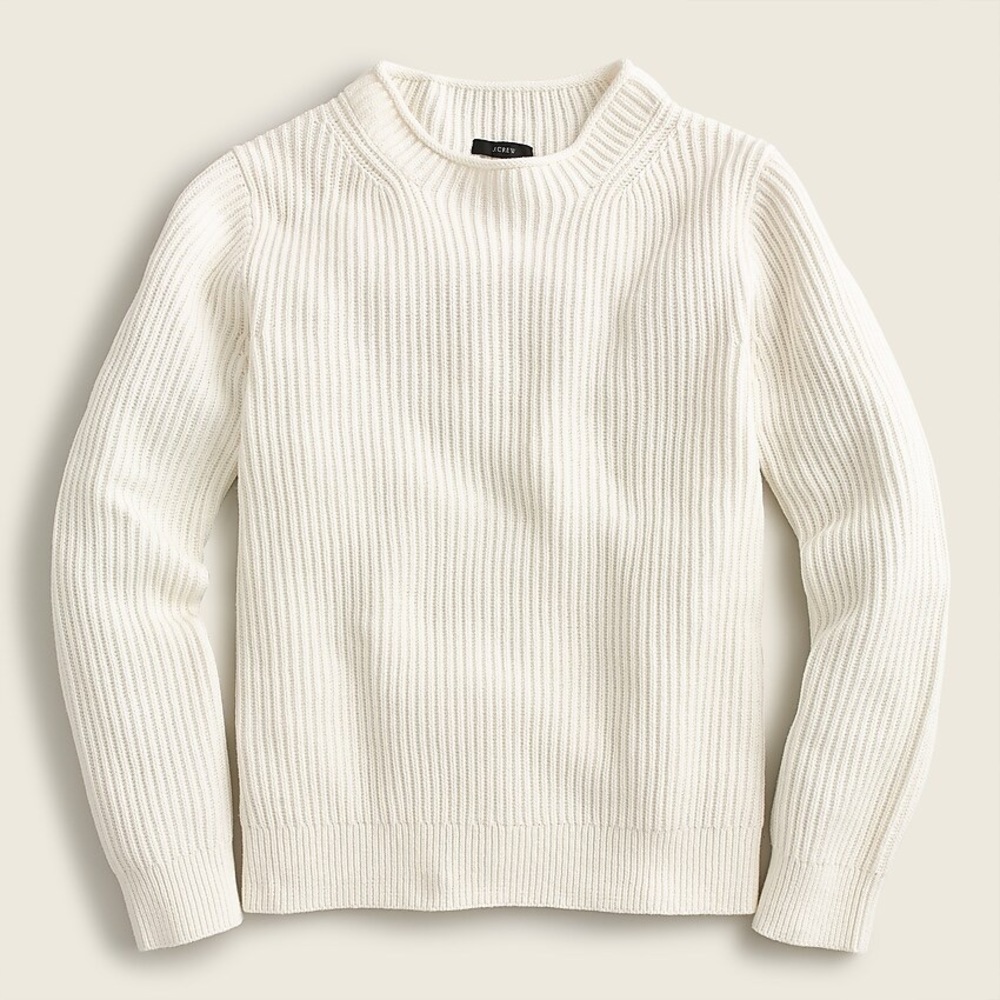 J.Crew Light Khaki Rollneck Sweater